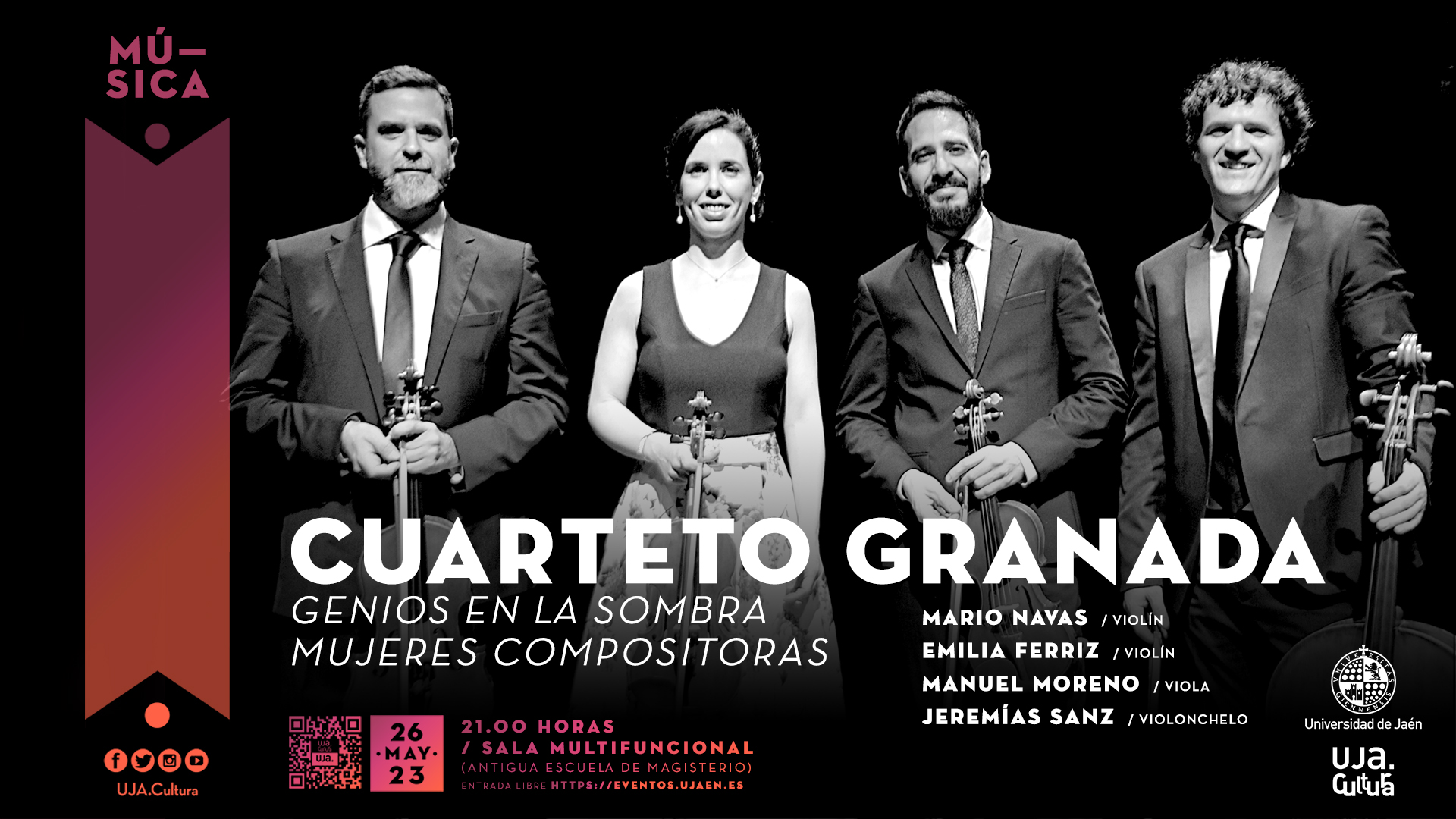 Cuarteto Granada. Genios en la sombra - Mujeres Compositoras